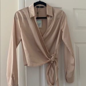 Missguided Satin top